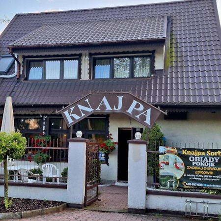 Knajpa Sorba Hotel Skwierzyna Bagian luar foto